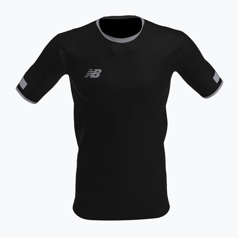 Herren New Balance Turf Fußballtrikot schwarz NBEMT9018