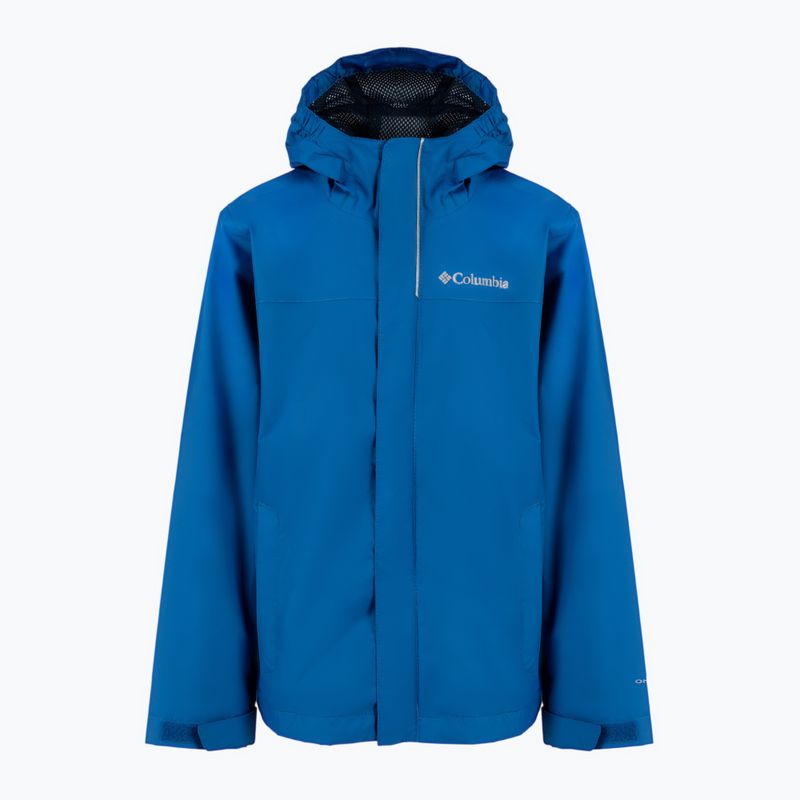 Columbia Watertight Kinder Regenjacke mit Membran blau 1580641