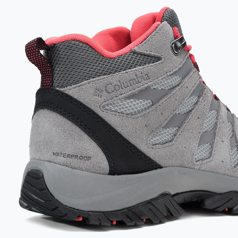Damen-Trekkingstiefel Columbia Redmond III Mid Wp grau 1940611 8