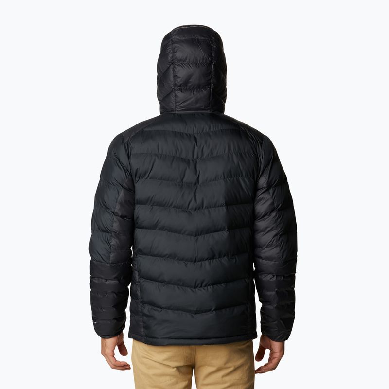 Herren Columbia Labyrinth Loop Daunenjacke mit Kapuze schwarz 3