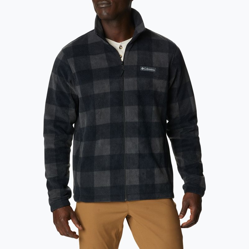 Columbia Steens Mountain Printed Herren Fleece Sweatshirt schwarz 1478231