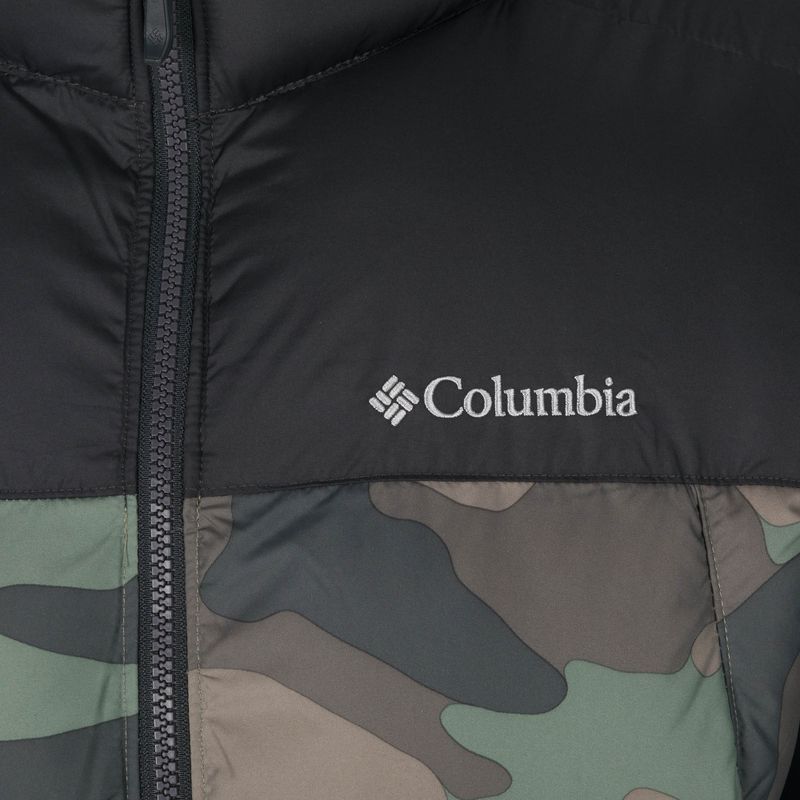 Columbia Pike Lake Herren Daunenjacke schwarz und braun 1738022 9