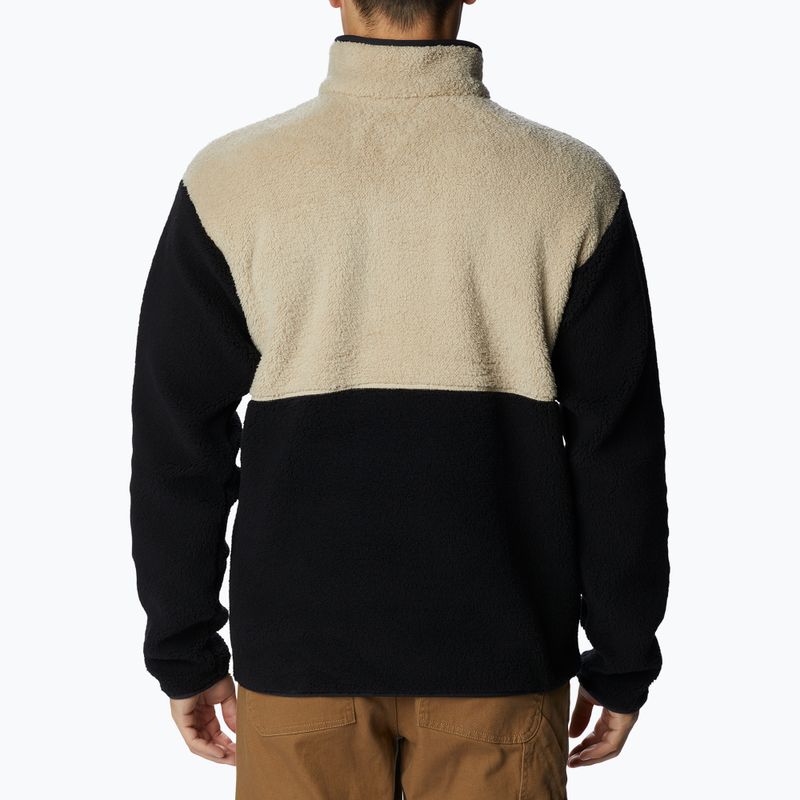 Columbia Rugged Ridge Sherpa 1/2 Herren Fleece Sweatshirt beige und schwarz 1952393 2