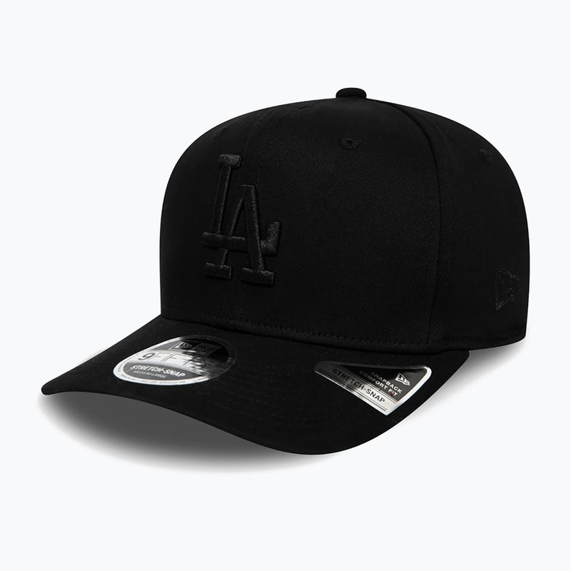 Neue Ära Tonal schwarz 9Fifty Stretch Snap Los Angeles Dodgers Kappe schwarz 4