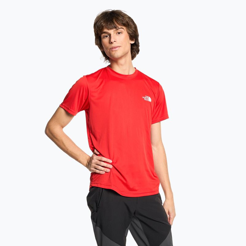Wandershirt trekking Herren The North Face Reaxion Red Box rot NFA4CDW15Q1