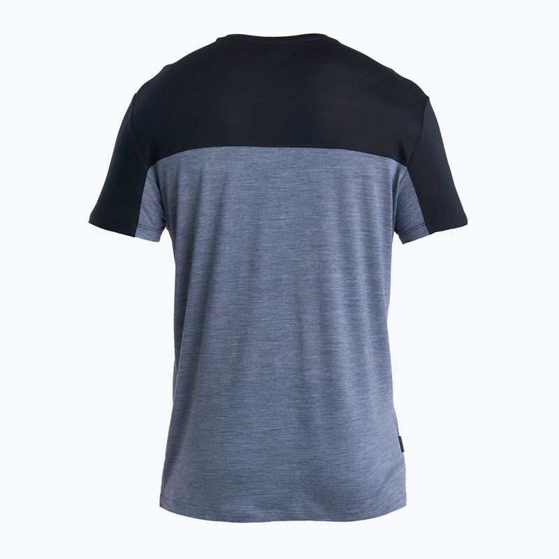 Trekking Shirt Herren icebreaker Merino Cool-Lite Sphere III SS Tee Colour Block graphite hthr 8
