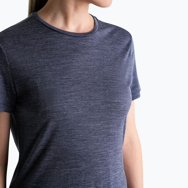 Trekking Shirt Damen icebreaker Merino 125 Cool-Lite Sphere III SS Tee midnight navy heather 4