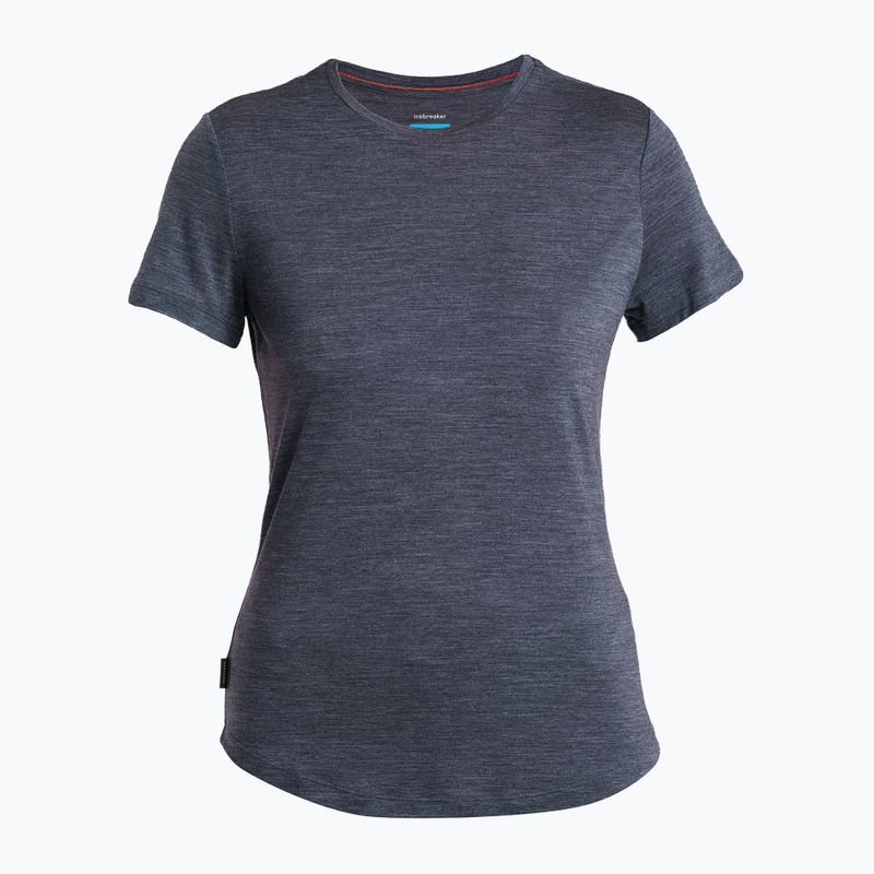 Trekking Shirt Damen icebreaker Merino 125 Cool-Lite Sphere III SS Tee midnight navy heather 6