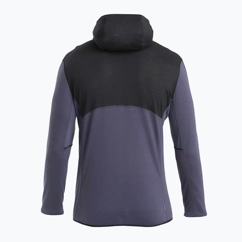 Icebreaker Merino 200 Realfleece™ Descender Herren-Trekkingjacke schwarz/graphit/cb 2