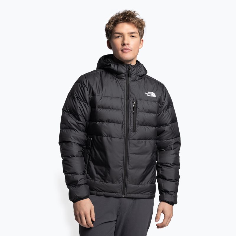 Herren Daunenjacke The North Face Aconcagua 2 Hoodie schwarz NF0A4R26JK31
