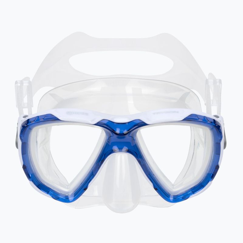 Mares Trygon Schnorchelmaske klar und navy blau 411262 2