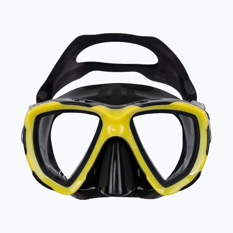 Mares Trygon Schnorchelmaske schwarz und gelb 411262 7