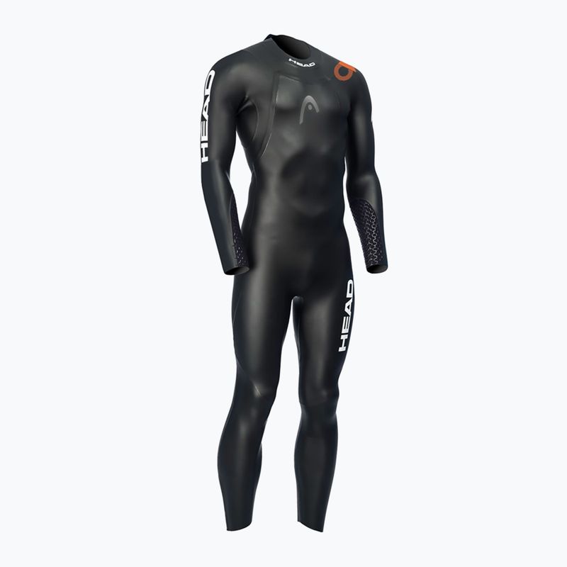 Triathlon neoprenanzug Herren HEAD Ow Shell FS 3.2.2 BKOR schwarz-orange 452653 6