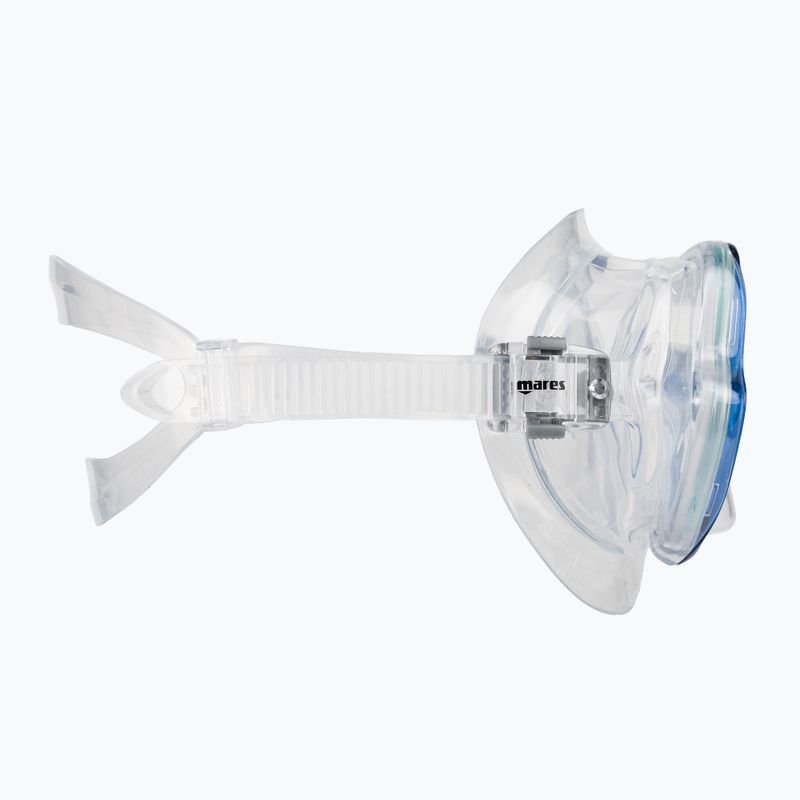 Mares Pure Vision klar blau Schnorchelmaske 411217 3