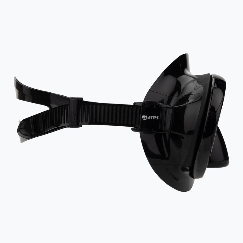 Mares Vento schwarz/schwarze Schnorchelmaske 3