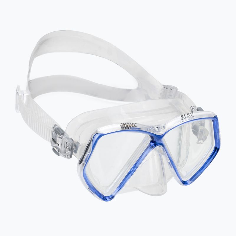 Mares Piraten Kindertauchmaske klar blau 411321