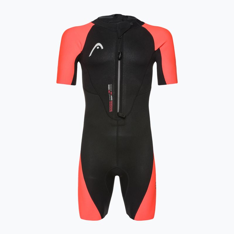 HEAD SwimRun Multi Shorty 2.5 schwarz/orange Herren Triathlon Neoprenanzug 2