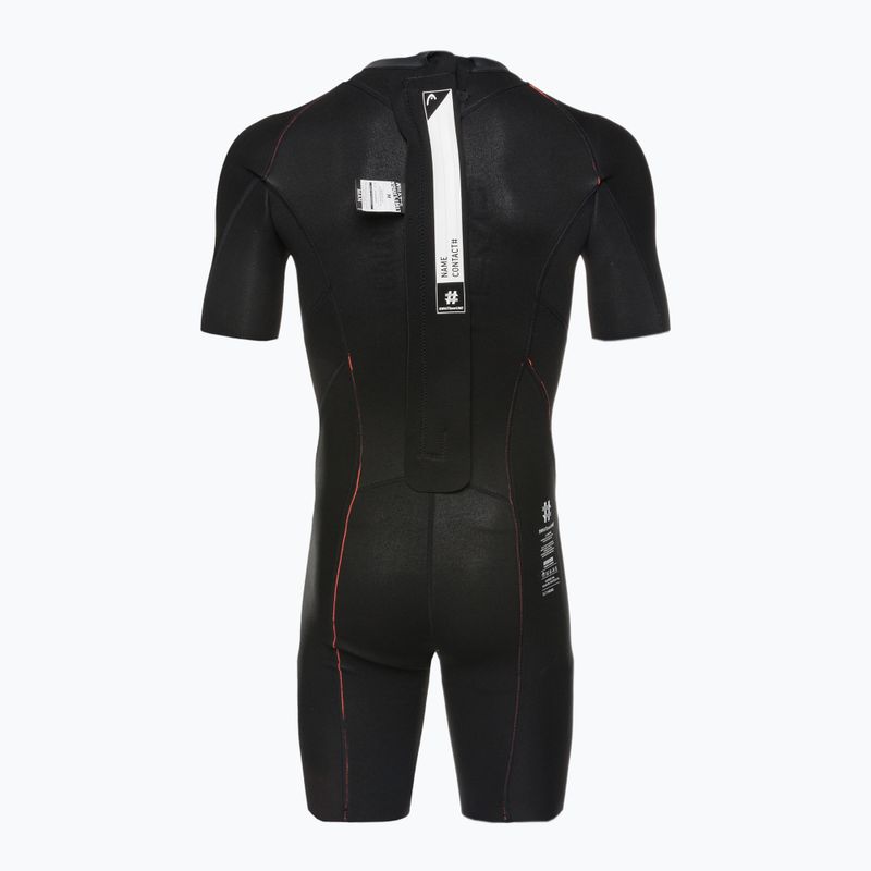 HEAD SwimRun Multi Shorty 2.5 schwarz/orange Herren Triathlon Neoprenanzug 5