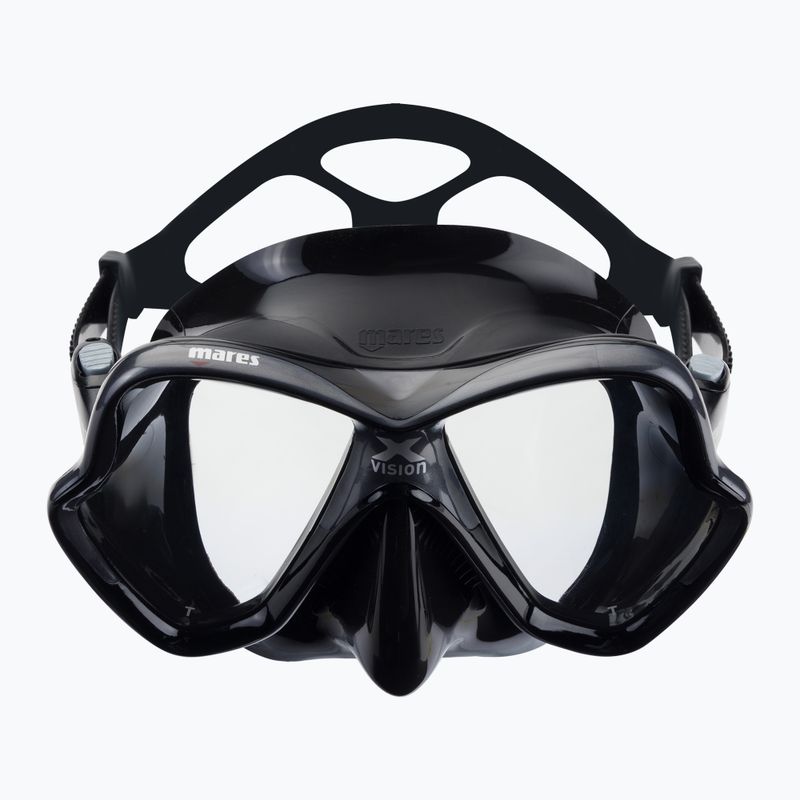 Mares X-Vision Tauchmaske schwarz 411053 2