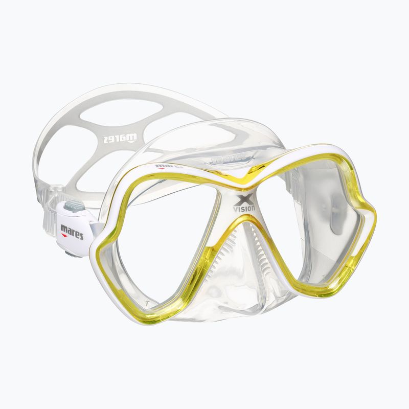 Mares X-Vision Tauchmaske klar gelb 411053 6