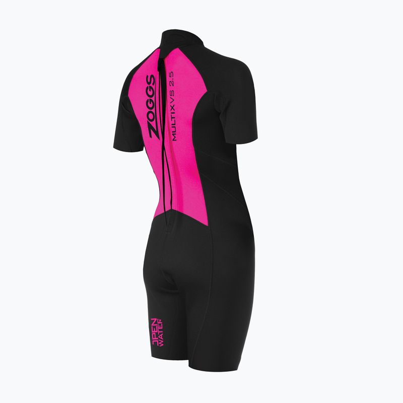Women's Swim Foam Zoggs OW Multix VS 2.5 mm schwarz/rosa 2