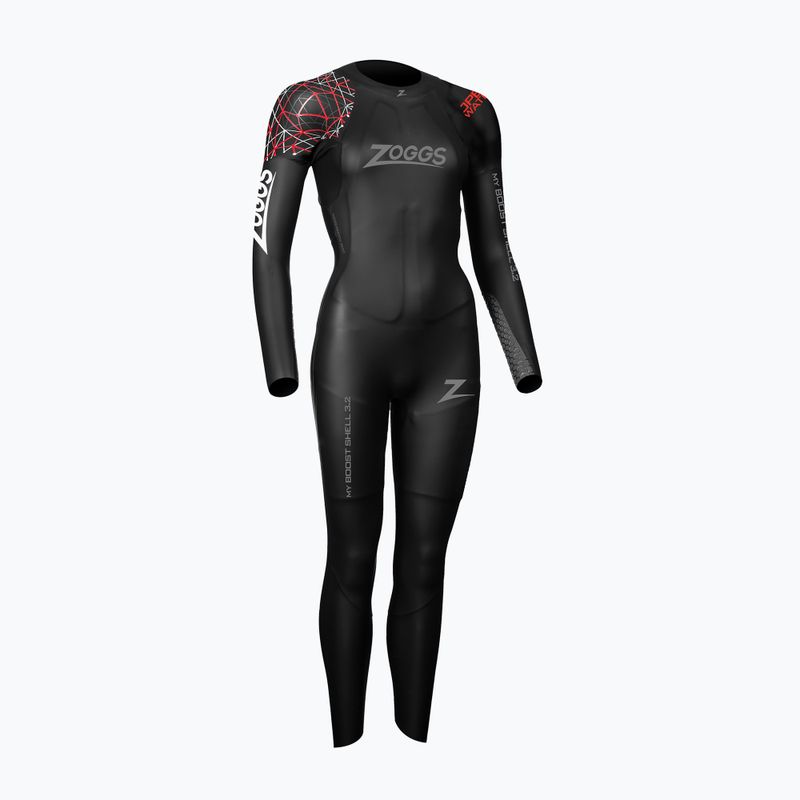 Women's Swim Foam Zoggs Ow Myboost Shell Fs 3.2 mm schwarz/rot