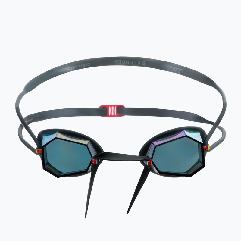 Schwimmbrille Zoggs Diamond Titanium schwarz 4619 2