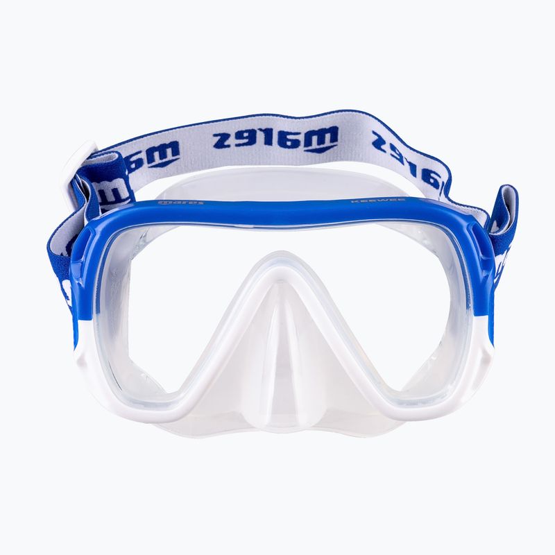 Mares Keewee Schnorchelmaske klar und marineblau 411075 6