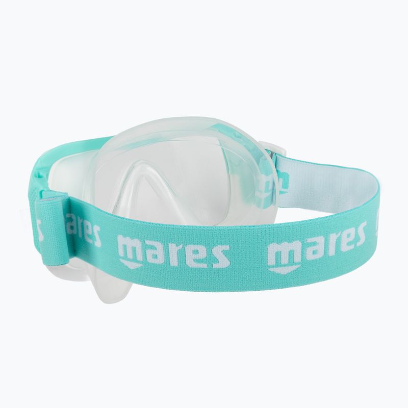 Mares Keewee Schnorchelmaske klar blau 411075 4