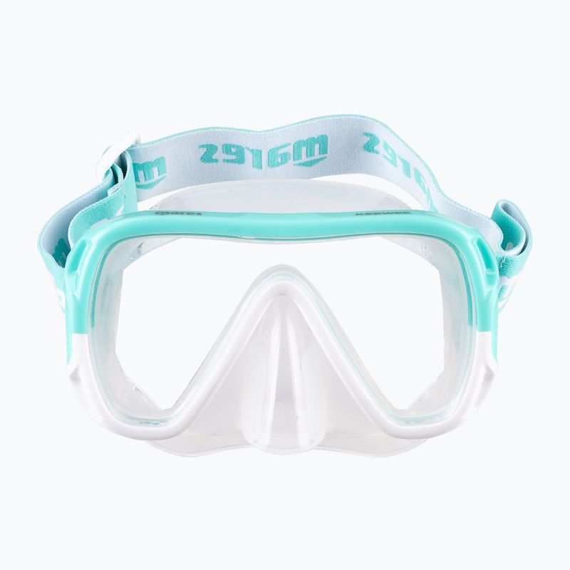 Mares Keewee Schnorchelmaske klar blau 411075 6