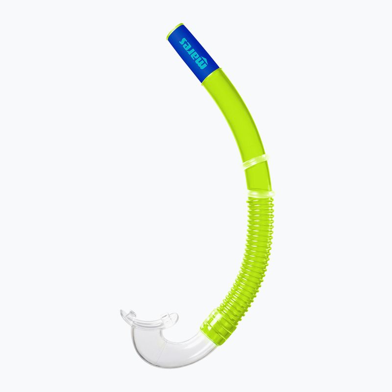 Mares Combo Jelly limette/blau/klar Kinderschnorchelset 3