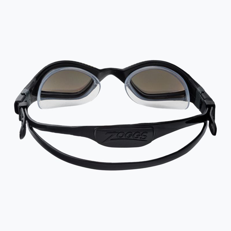 Zoggs Tiger LSR+ Titanium gold Schwimmbrille 461092 5