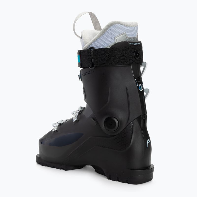 Damen-Skischuhe HEAD Edge Lyt 75 W HV schwarz/türkis 2