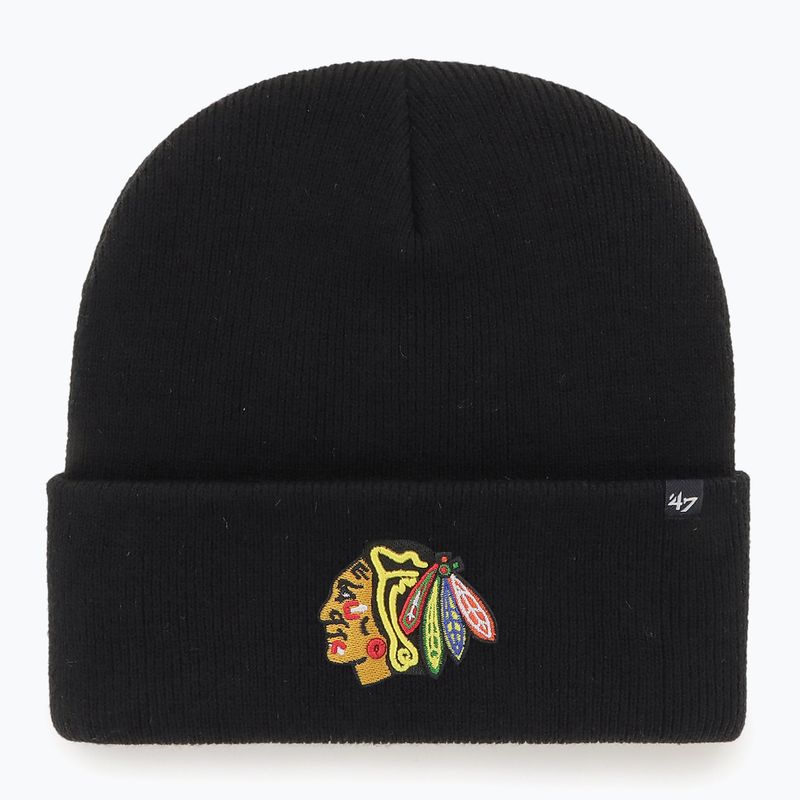 Wintermütze 47 Brand NHL Chicago Blackhawks Haymaker black