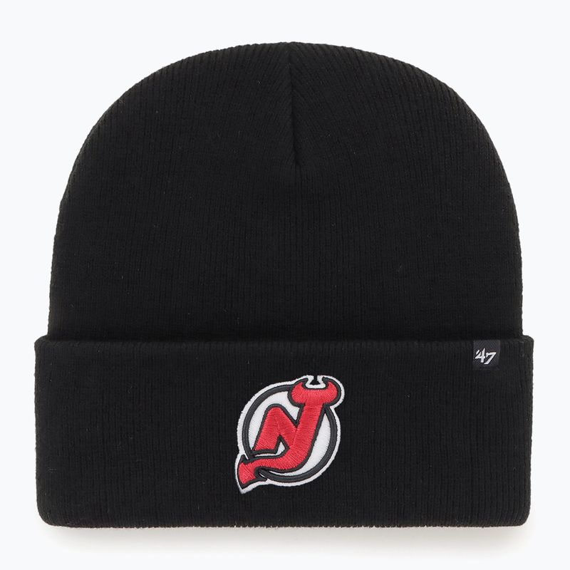 Wintermütze 47 Brand NHL New Jersey Devils Haymaker black