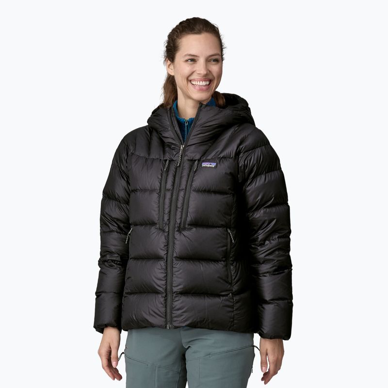 Daunenjacke Damen Patagonia Fitz Roy Down Hoody black