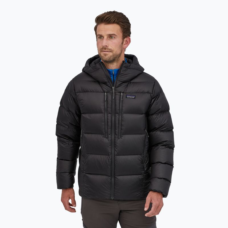 Daunenjacke Herren Patagonia Fitz Roy Down Hoody black