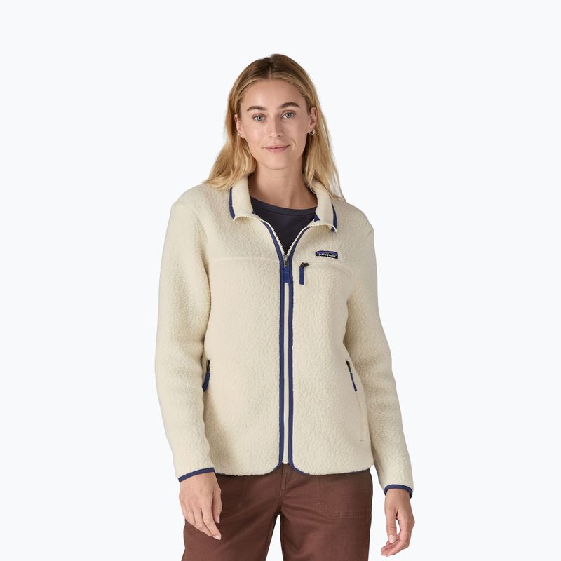 Damen-Trekking-Fleece Patagonia Retro Pile Permafrost Natural