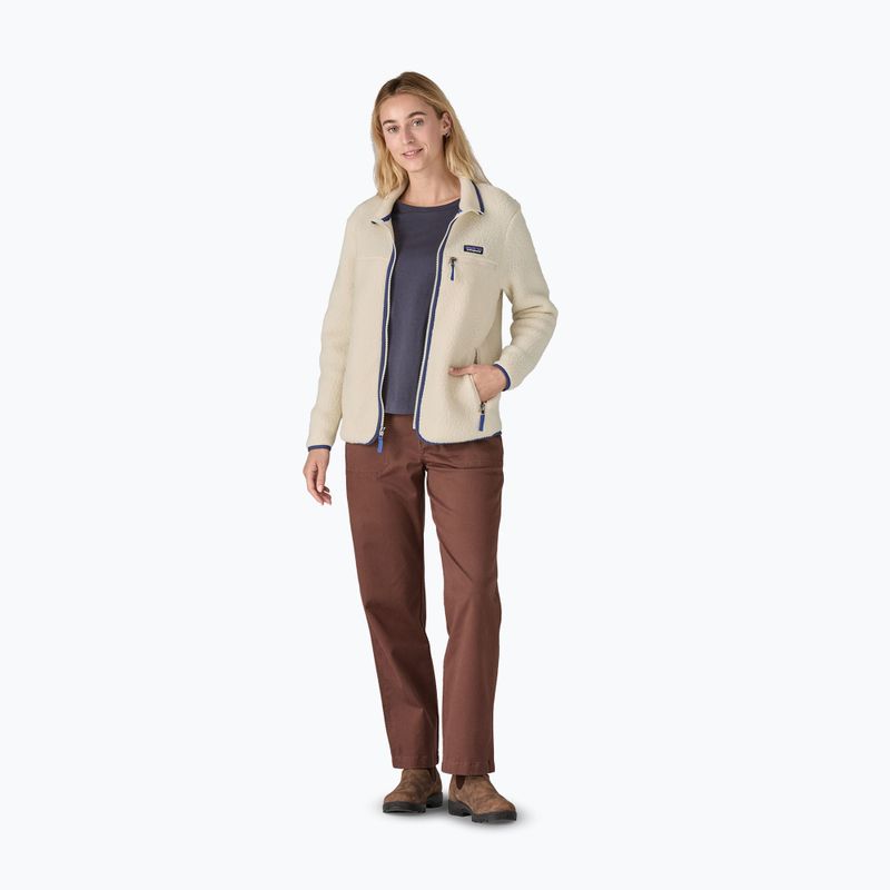 Damen-Trekking-Fleece Patagonia Retro Pile Permafrost Natural 2