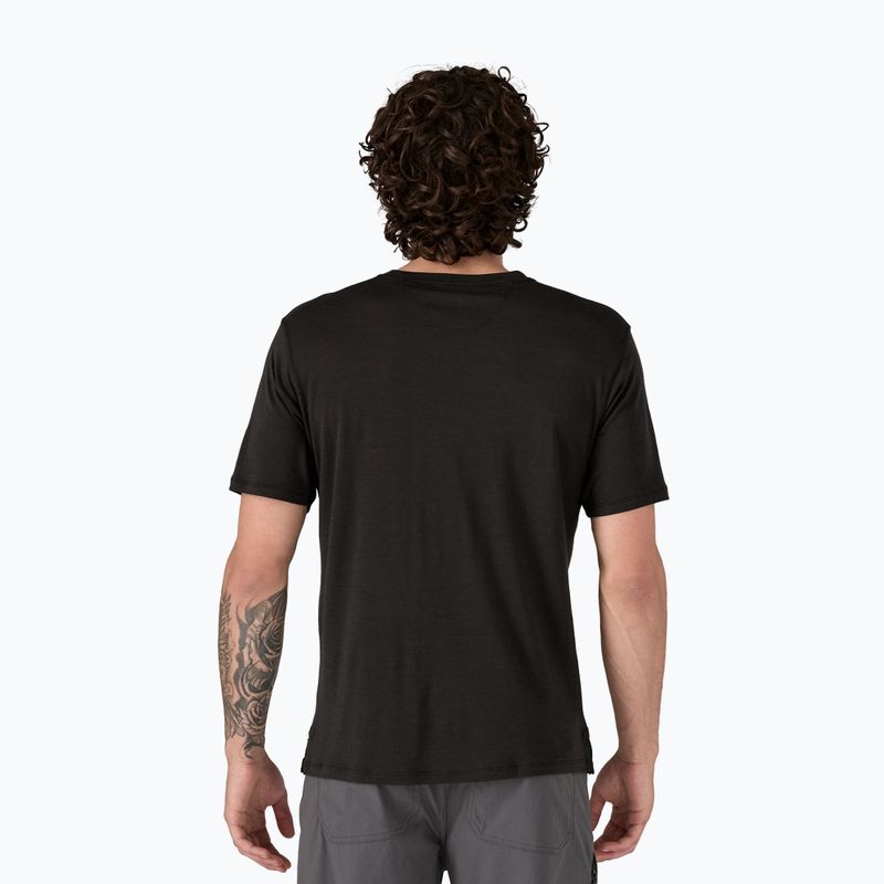 Shirt Herren Patagonia Cap Cool Merino Blend Graphic Shirt heritage header/black 2