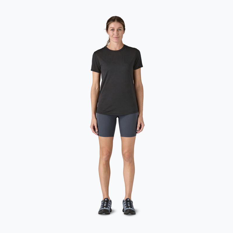 Damen Patagonia Cap Cool Merino Blend t-shirt schwarz 2
