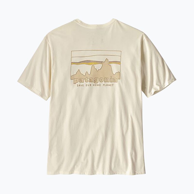Patagonia Herren-T-Shirt '73 Skyline Bio Birke weiß 5