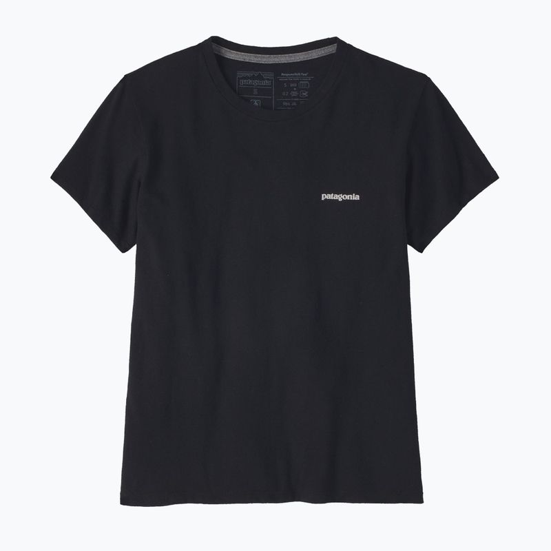 Damen Patagonia P-6 Logo Responsibili-Tee schwarz 3
