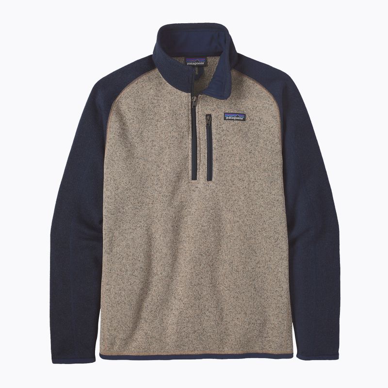 Herren Patagonia Better Sweater 1/4 Zip Fleece-Sweatshirt oar tan 3