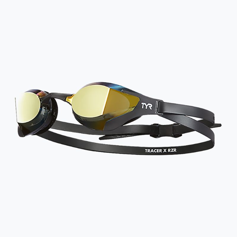 Schwimmbrille TYR Tracer-X RZR Mirrored Racing schwarz-gold LGTRXRZM_751 6