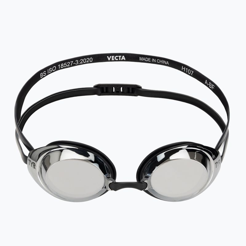 Schwimmbrille TYR Vecta Racing Mirrored silver/black/black 2