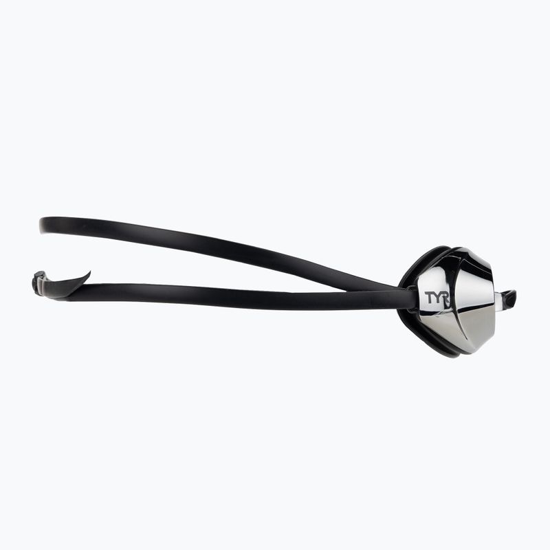 Schwimmbrille TYR Vecta Racing Mirrored silver/black/black 3