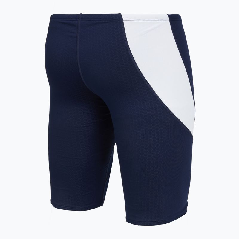 Herren-Schwimmjammer TYR Durafast Elite Curve Splice Hexa Jammer navy/white 3