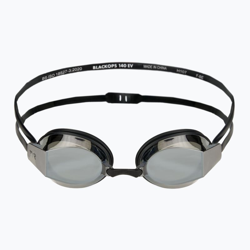 Schwimmbrille TYR Blackops 140 Ev Racing Mirrored silver/black/black 2