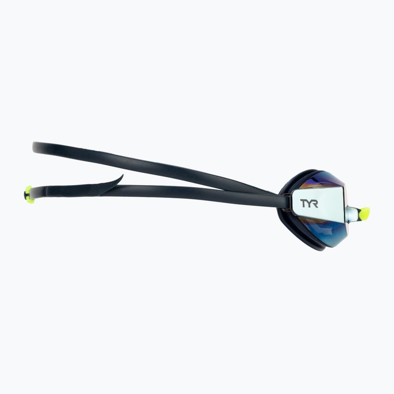 Schwimmbrille TYR Blackops 140 Ev Racing Mirrored gold/navy/yellow 3